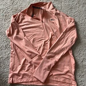 Women’s Nike Coral Dri-FIT Quarter Zip Top